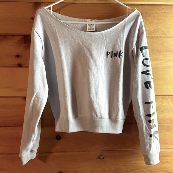 PINK Victoria's Secret Tops - NWT PINK Victorias Secret Sweatshirt